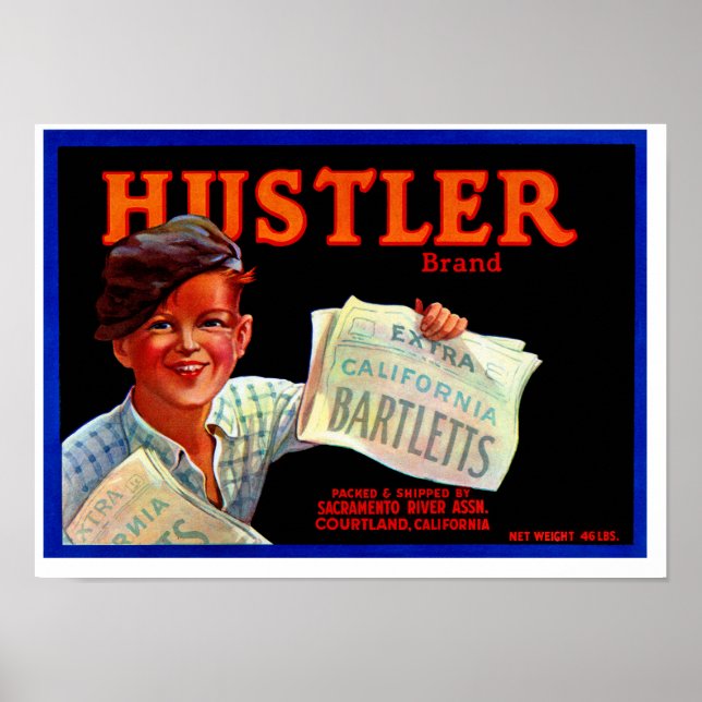 Hustler Bartletts Poster (Framsidan)