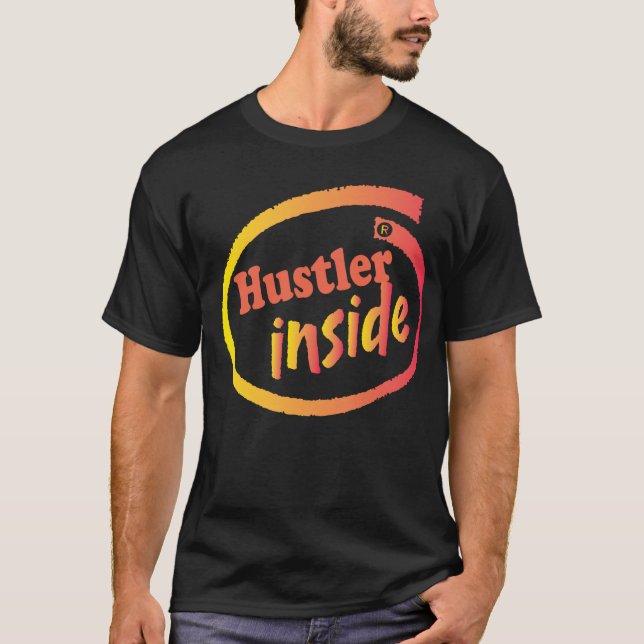 hustlerinsidalogotyp t shirt (Framsida)