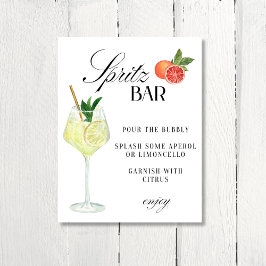 Hustru Lotus-Spritz Bar skylt Limoncello