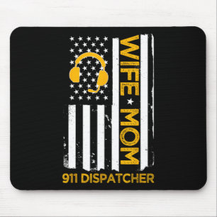 Hustru Mamma 911-dispatcher USA:s flagga självstän Musmatta