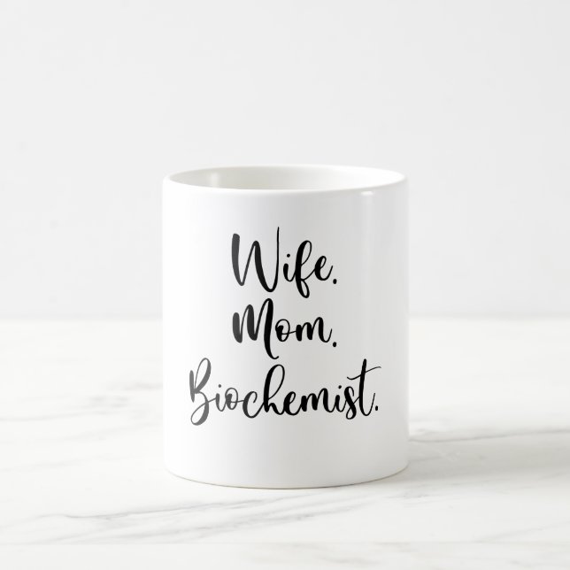 Hustru. Mamma. Biokemist. Kaffemugg (Center)