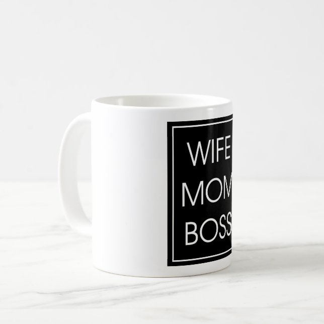 Hustru Mamma Chef Kaffemugg (Framsida vänster)