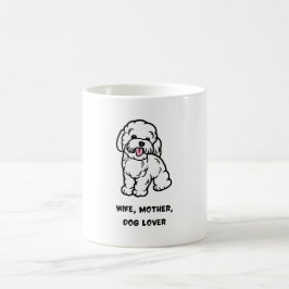 Hustru, mamma, hundälskare kaffemugg