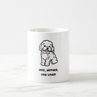 Hustru, mamma, hundälskare kaffemugg