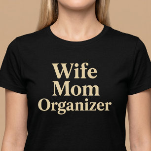 Hustru Mamma Organisatör T Shirt