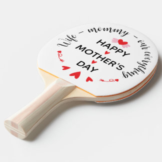 Hustru Mamma Vår Allt Gott Mors Dag Söt Pingisracket