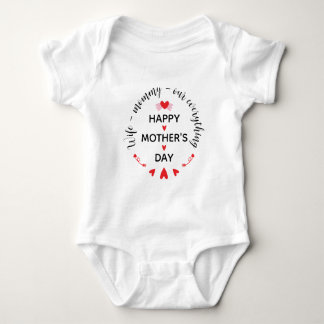 Hustru Mamma Vårt Allt Gott Mors Dag Sött T Shirt