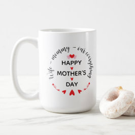 Hustru Mamma Vårt Allt Gutt Mors Dag Söt Kaffemugg