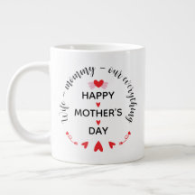 Hustru Mamma Vårt Allt Sött Mors Dag Ljuvligt