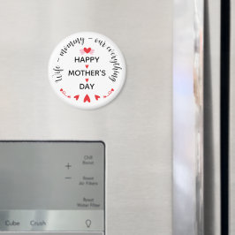 Hustru Mamma Vårt Allt Sött Mors Dag Magnet