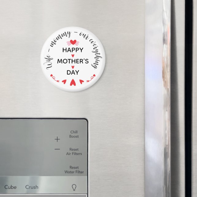 Hustru Mamma Vårt Allt Sött Mors Dag Magnet (In Situ (Fridge))