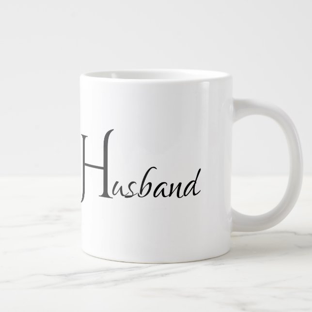 hustru och make mugg jumbo mugg (Höger)