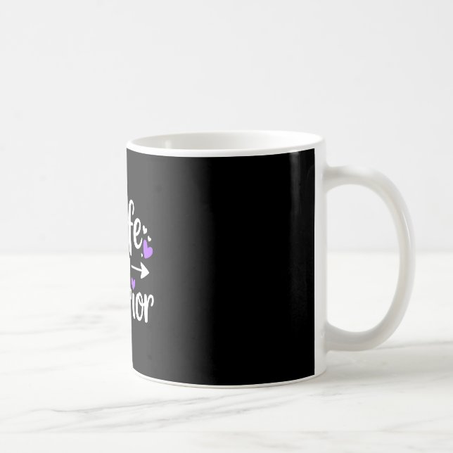 Hustru till en krigare lupus medvetenhet sle fight kaffemugg (Höger)