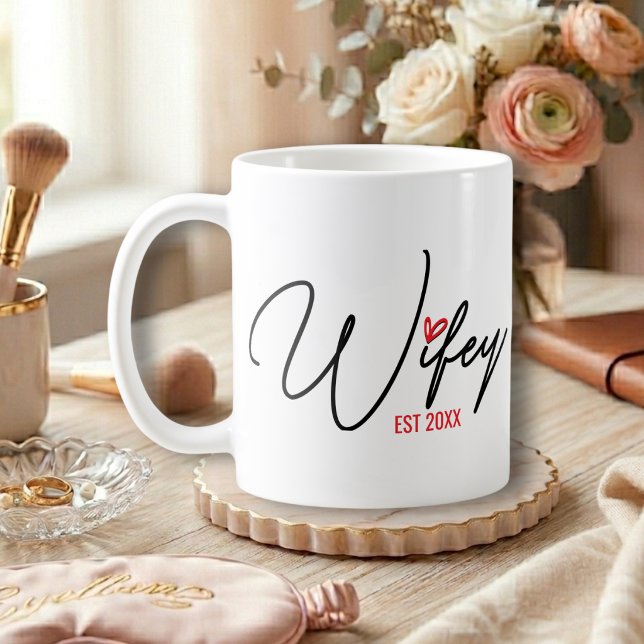 Hustrun Upprättade Personlig Kaffemugg (Skapare uppladdad)