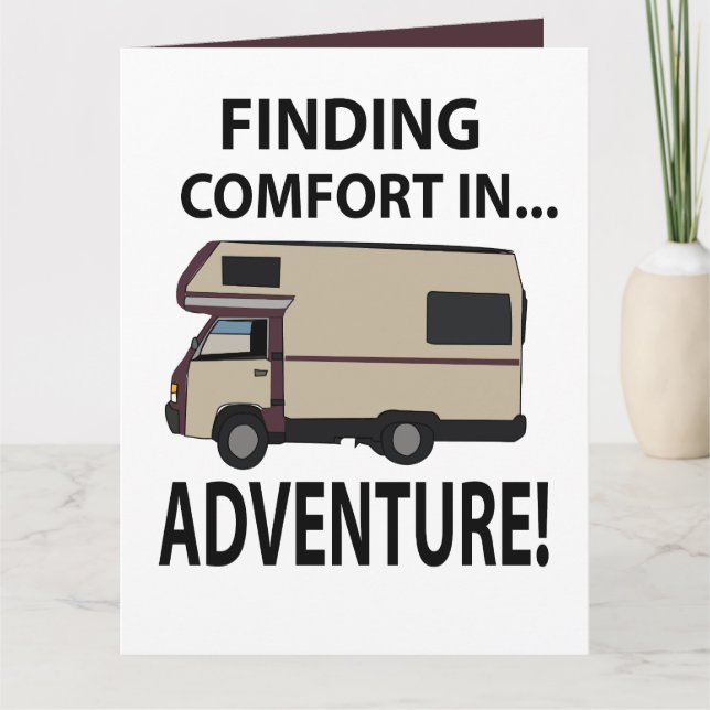 Husvagns campingäventyr Rving Kort (Framsida)