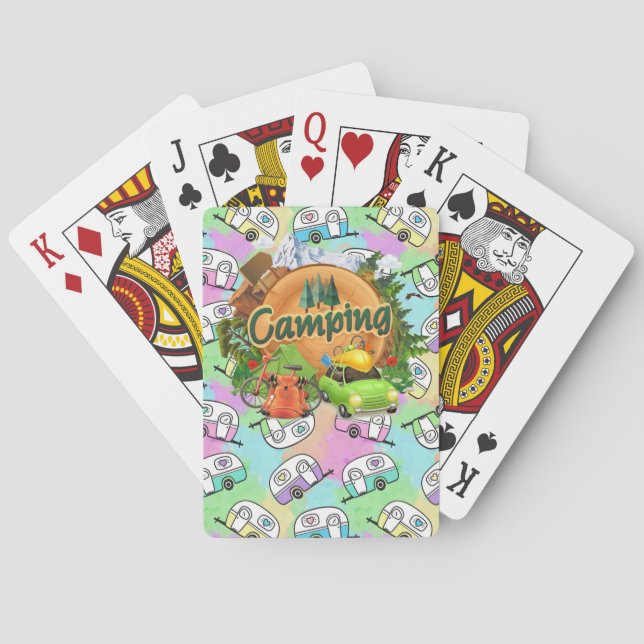 husvagnscamping casinokort (Baksidan)