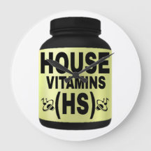 HUSVITAMINER (HS) SVARTA TECKENSNITT, GUL BAKGRUND