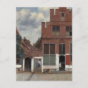 Husvy i Delft The Little Street Vykort