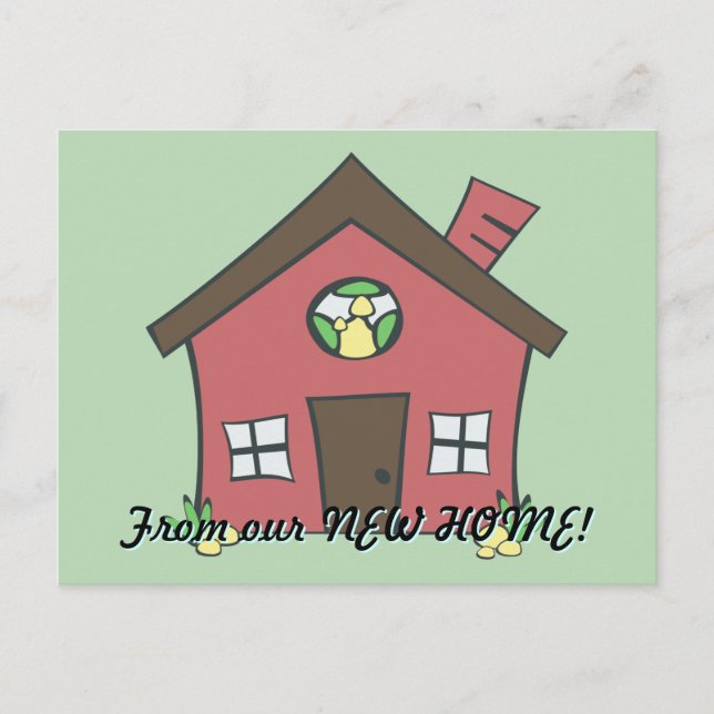 Husvykort Meddelande Vykort (Framsida)