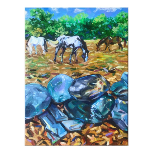 Hutchin Farm-scen Fototryck (Framsidan)