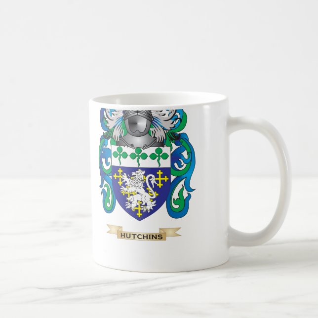 Hutchins vapensköld (familjvapenskölden) kaffemugg (Höger)