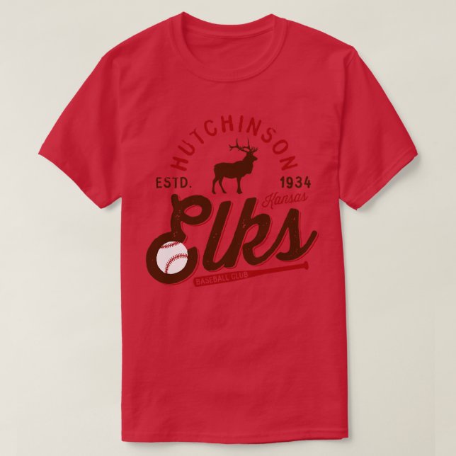 Hutchinson Elks T Shirt (Design framsida)