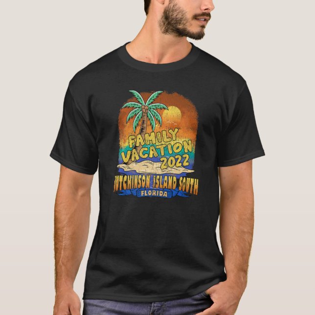 Hutchinson Island South Florida Family Vacation 20 T Shirt (Framsida)
