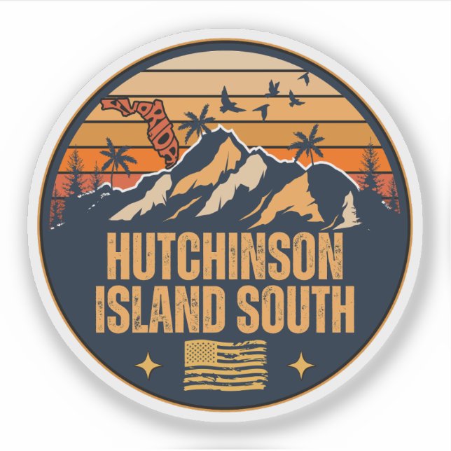 Hutchinson Island South, Florida Klistermärken (Framsida)