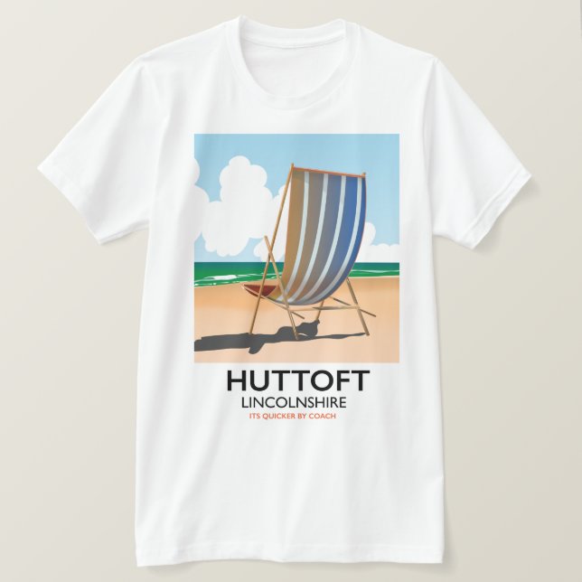 Huttoft-reseaffisch för havsbottnen. t shirt (Design framsida)