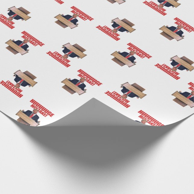Huuuuge Mistake Donald Trump Wrapping Papper Presentpapper (Hörn)