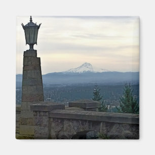 Huva från Rocky Butte, Portland, Oregon Magnet