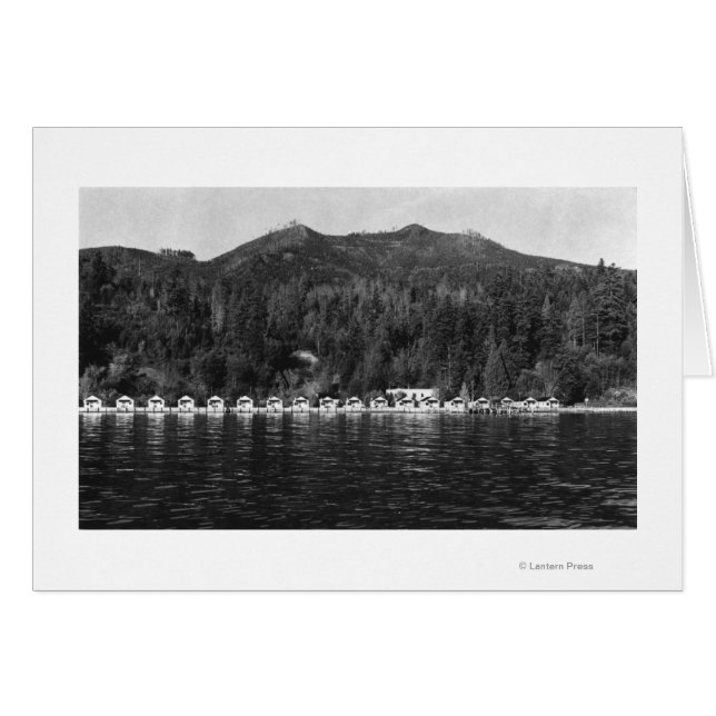 Huva - kanal, WA-vy och Beacon-punktsortering Hälsningskort (Framsidan Horizontal)