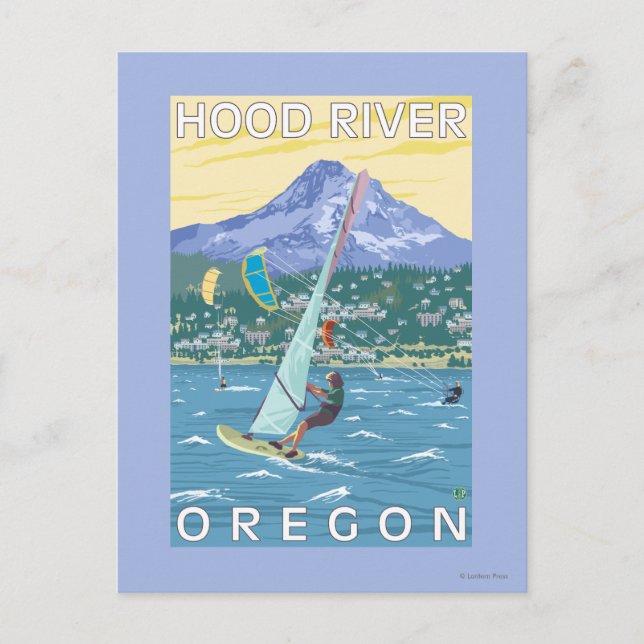 Huva River, ORWind Surfers & Kite Boarders Vykort (Framsida)