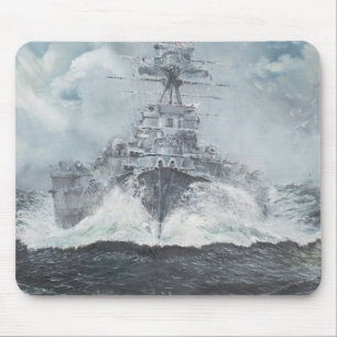 Huvahuvud för Bismarck 23rdMay 1941. 2014 Musmatta