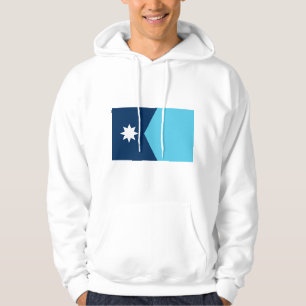 Huvtröja med Minnesotas flagga, USA Hoodie