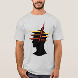 Huvud Abstrakt T Shirt