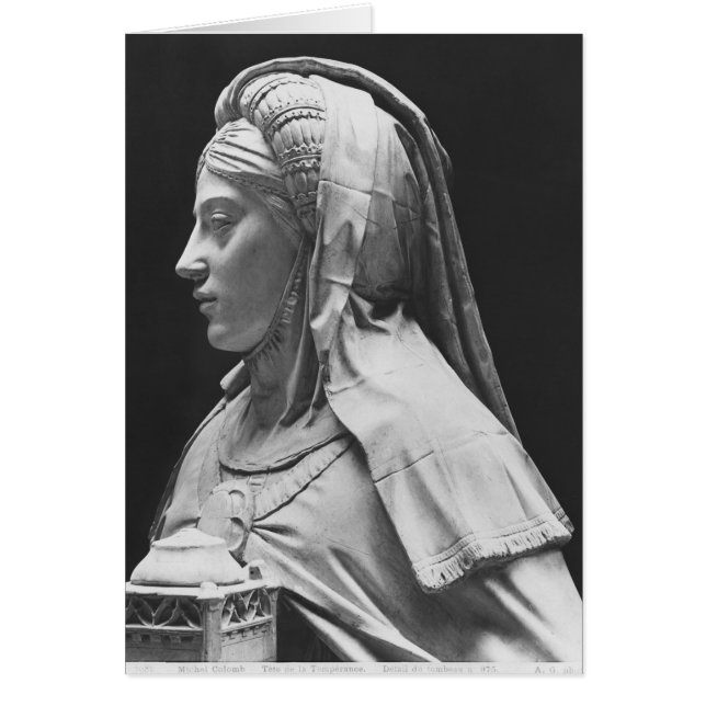 Huvud av absolutism hälsningskort (Framsidan)