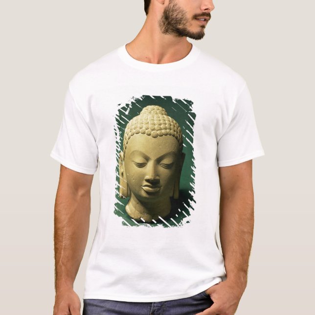 Huvud av Buddhaen, Sarnath (sandsten) T-shirt (Framsida)