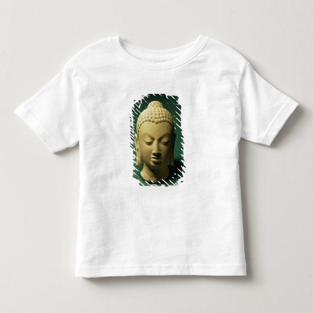 Huvud av Buddhaen, Sarnath (sandsten) Tee (Framsida)