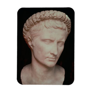 Huvud av Caesar Augustus Magnet