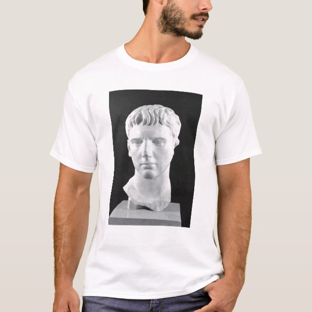 Huvud av Caesar Augustus Tee Shirt (Framsida)