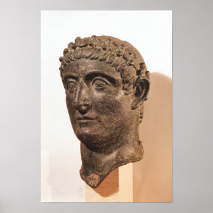 Huvud av Constantine underbaren Poster
