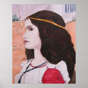 Huvud av den Juliet studieaffischen Poster