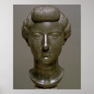 Huvud av den Livia Drusilla (ANNONSEN 56 BC-29) Poster