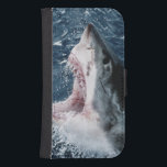 Huvud av den underbara vithajen plånboksfodral för samsung galaxy s4<br><div class="desc">Amos Nachoum/DanitaDelimont.com | natur,  huvud för Fauna | av den underbara vithajen</div>