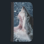 Huvud av den underbara vithajen plånboksfodral för samsung galaxy s4<br><div class="desc">Amos Nachoum/DanitaDelimont.com | natur,  huvud för Fauna | av den underbara vithajen</div>