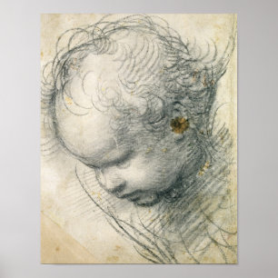 Huvud av en Cherub Poster