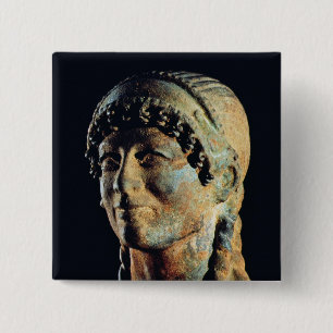 Huvud av en Etruscan kvinna Knapp