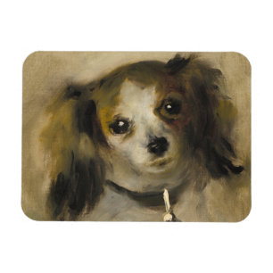 Huvud av en hund, 1870 (olja på kanfas) magnet