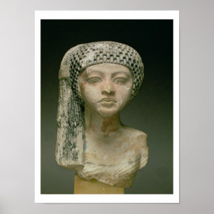 Huvud av en Princess från familjen av Akhenaten, Poster